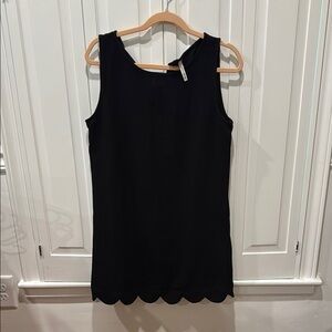 Mittoshop Black Sheath Mini Dress Scoop Neck